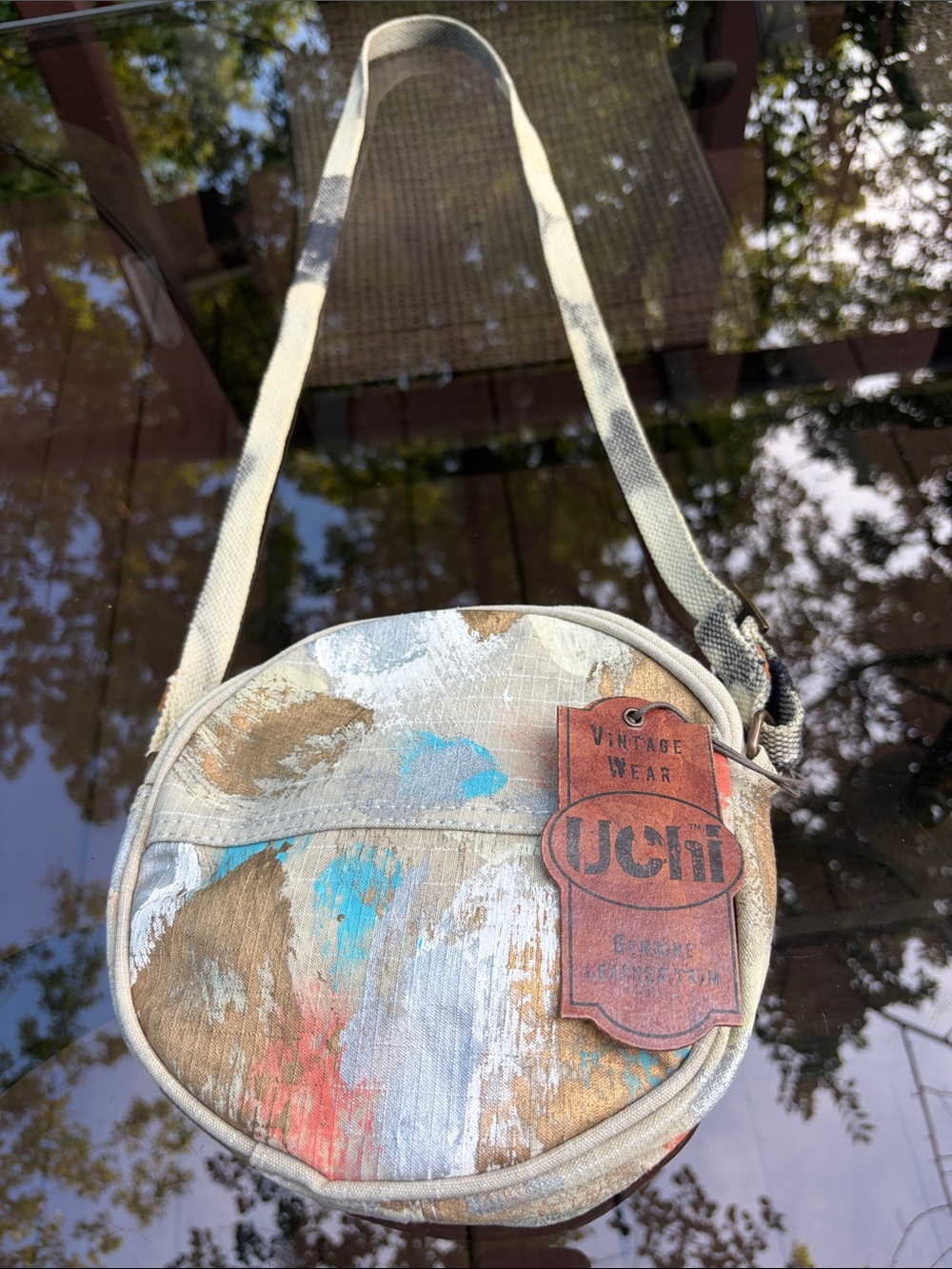 NWT* Round Canvas Purse